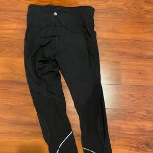 Lululemon black mesh leggings